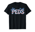 Floral Peds Nurse Coquette Bow T-Shirt - Novelty Apparel Men Women - T-Shirt, Sweatshirt, Hoodie