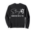 Stay Tomorrow Needs You Mental Health Sweatshirt - Graphic Print Unisex - T-Shirt, Sweatshirt, Hoodie