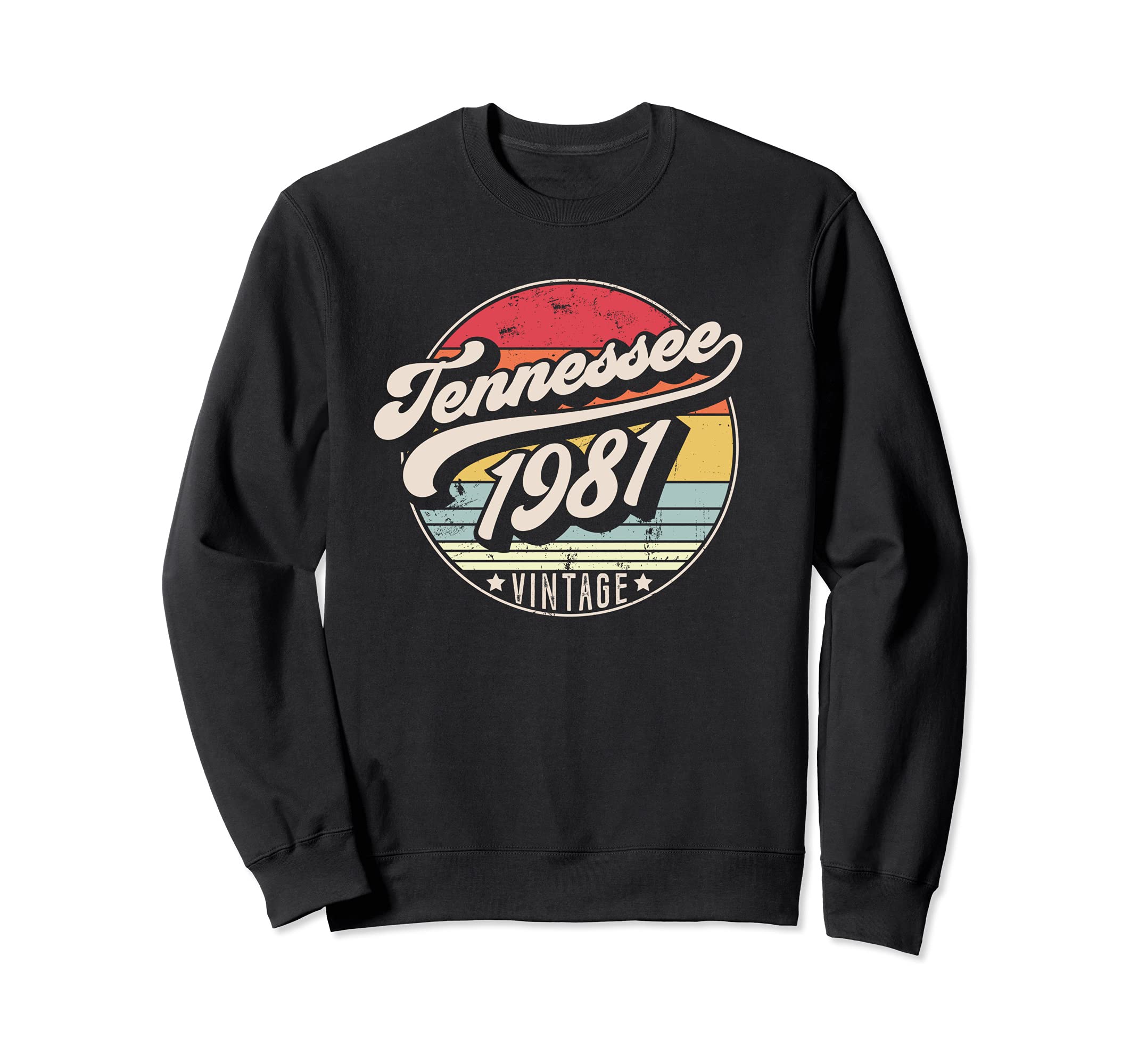 Tennessee 1981 Birthday Sunset Sweatshirt - Aesthetic Graphic for Adults - T-Shirt, Sweatshirt, Hoodie