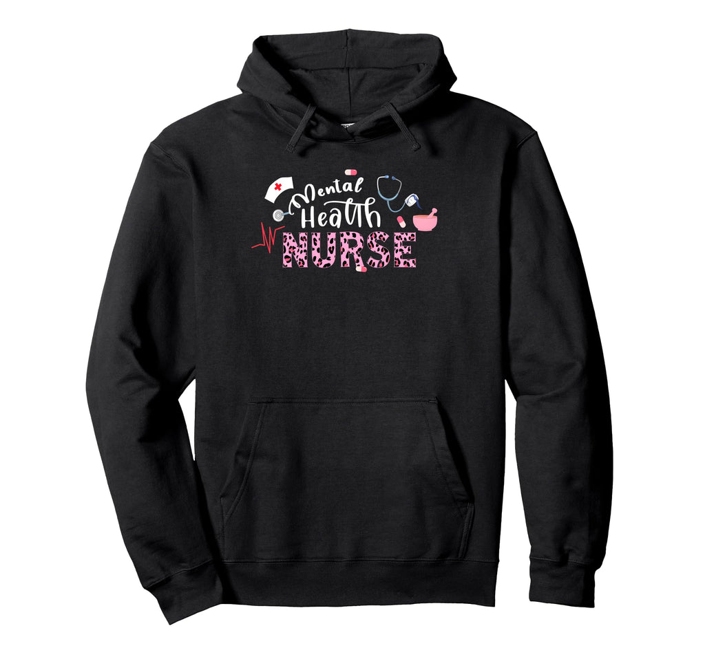 Nursing Stethoscope Nurses Mental Hoodie - Custom Art Print Men Women - T-Shirt, Sweatshirt, Hoodie