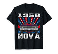American Flag 1968 68 Nova Silhouette T-Shirt - Minimalist Print Unisex - T-Shirt, Sweatshirt, Hoodie