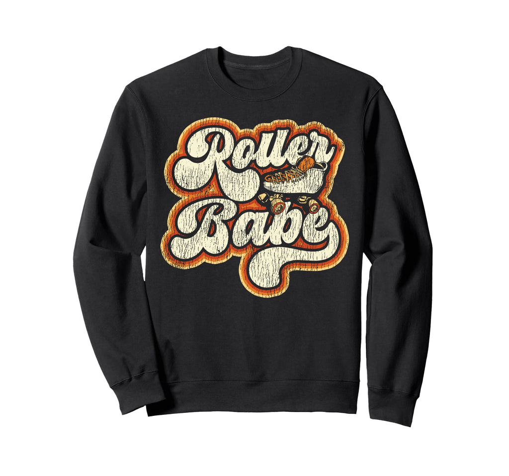 Roller Skating Skate 1970S Roller Sweatshirt - Aesthetic Graphic Men Women - T-Shirt, Sweatshirt, Hoodie