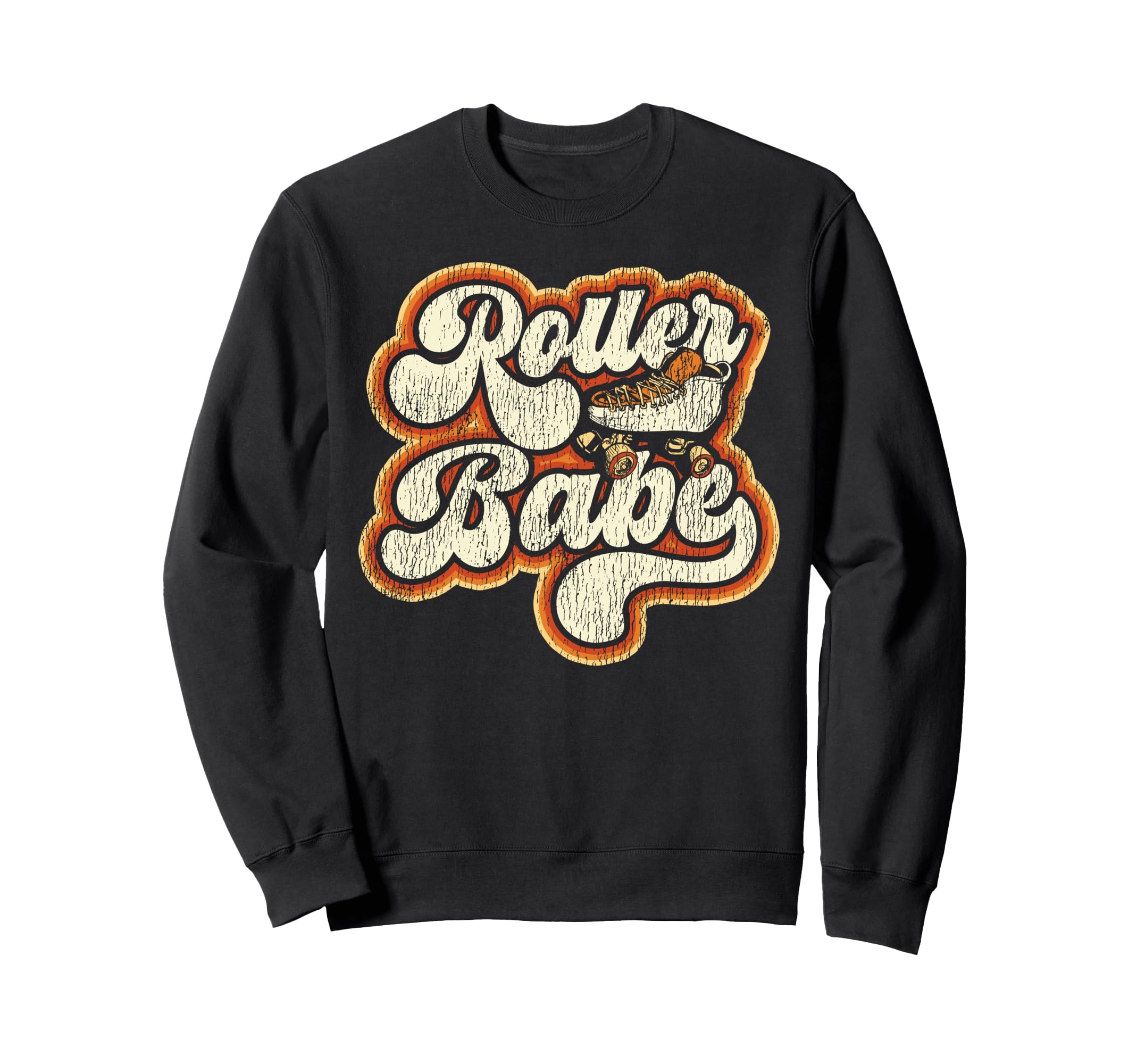 Roller Skating Skate 1970S Roller Sweatshirt - Aesthetic Graphic Men Women - T-Shirt, Sweatshirt, Hoodie