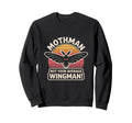 Moth Mann Cryptid Anti Social Butterfly Sweatshirt - Unique Graphic Unisex - T-Shirt, Sweatshirt, Hoodie