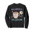 Funny Coffee Cup Meme Caffeine Sweatshirt - Aesthetic Graphic Men Women - T-Shirt, Sweatshirt, Hoodie