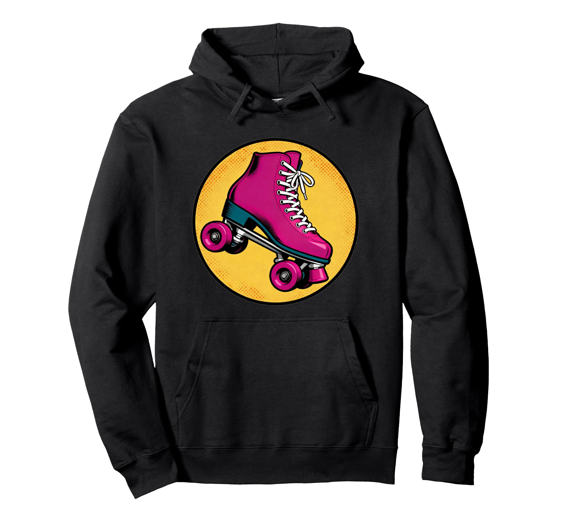 Roller Skates 80S Pop Art Hoodie - Streetwear Style Men Women - T-Shirt, Sweatshirt, Hoodie