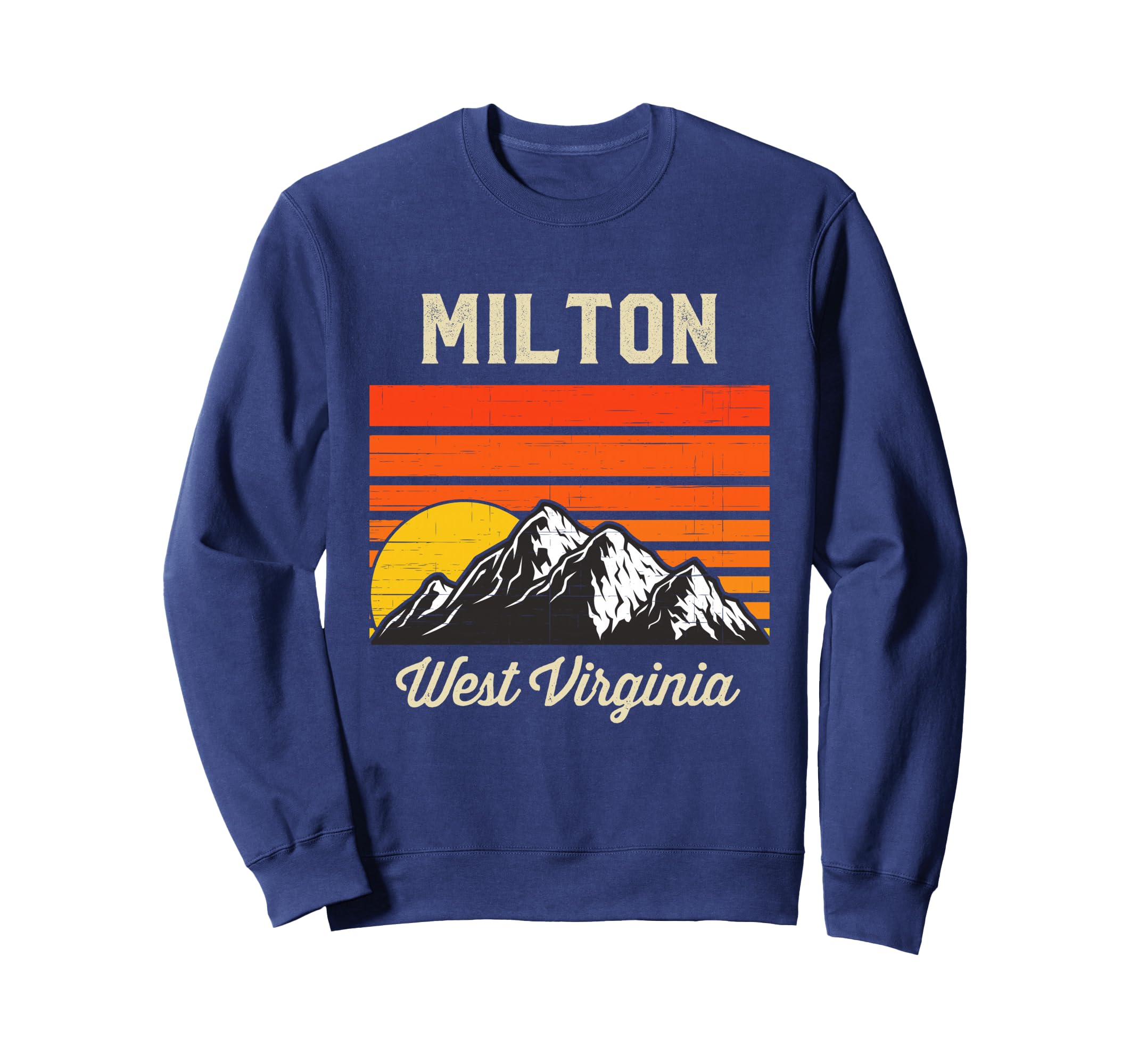 Milton West Virginia City State Usa Sweatshirt - Trendy Graphic for Adults - T-Shirt, Sweatshirt, Hoodie