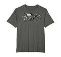 British Cafe Racer Motorcycle T-Shirt - Custom Art Print for Adults - T-Shirt, Sweatshirt, Hoodie