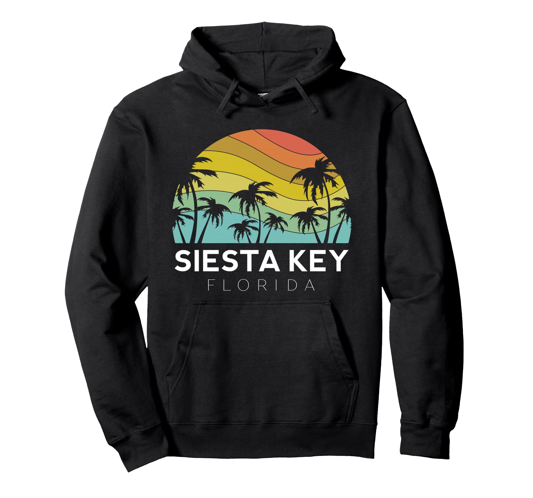 Siesta Key Florida Beach Vacation Hoodie - Minimalist Print Unisex - T-Shirt, Sweatshirt, Hoodie