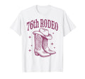76Th Birthday Rodeo Western Cowgirl T-Shirt - Custom Art Print for Adults - T-Shirt, Sweatshirt, Hoodie