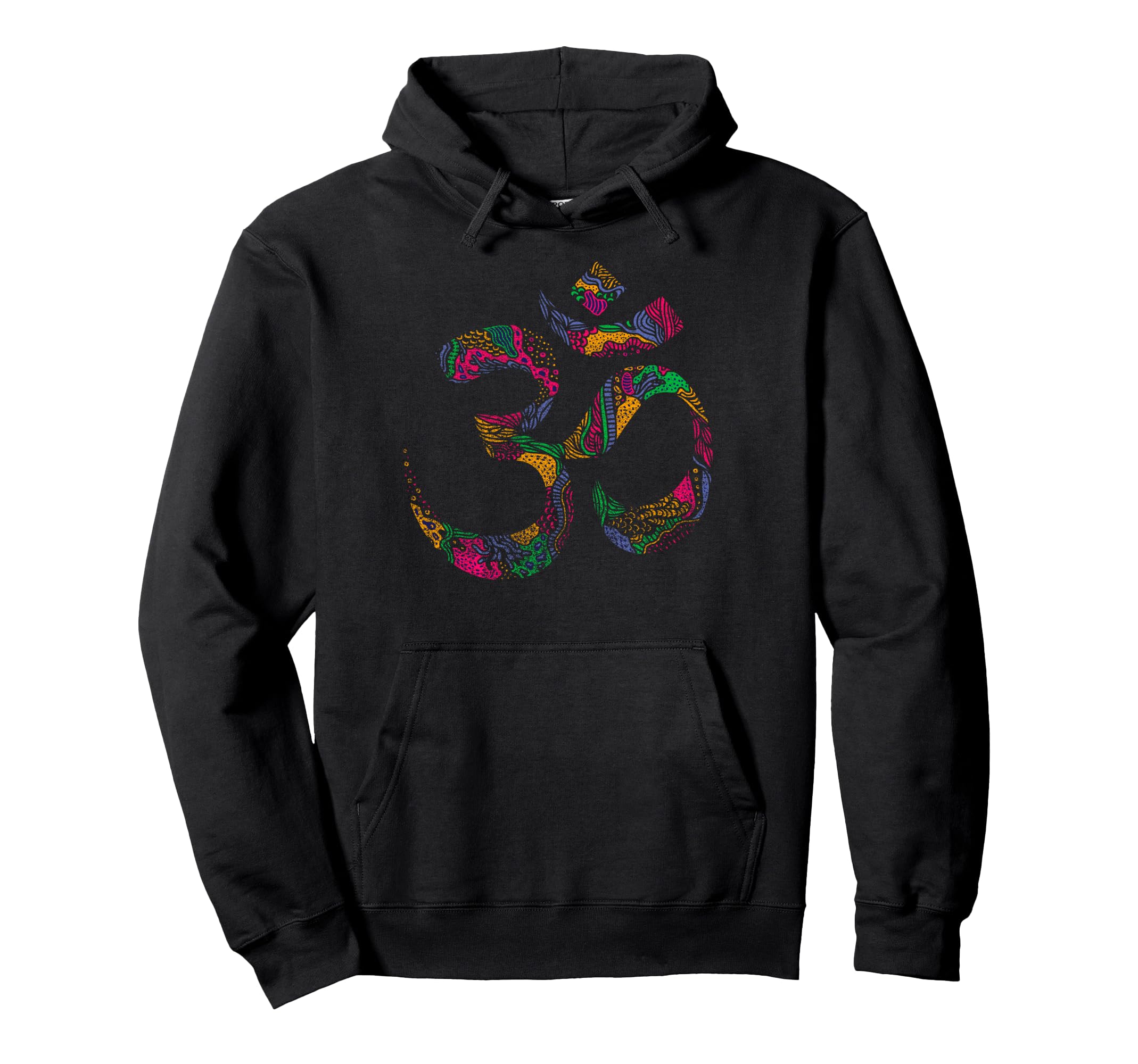 Om Symbol Yoga Meditation Spiritual Hoodie - Graphic Print for Adults - T-Shirt, Sweatshirt, Hoodie
