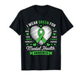 Green Ribbon Mental Health Awareness T-Shirt - Graphic Print Men Women - T-Shirt, Sweatshirt, Hoodie