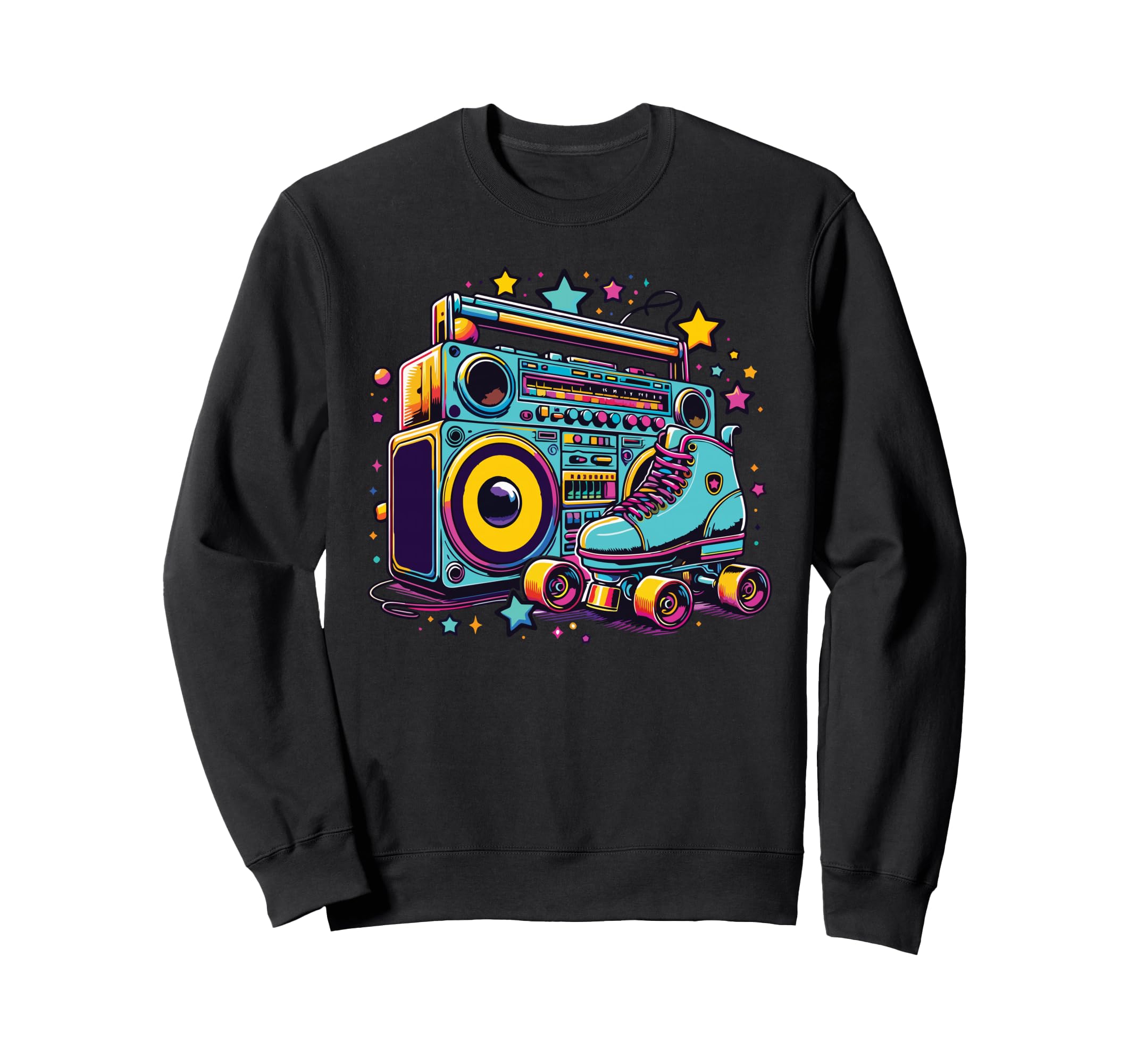 Rollerskates Funny 80S Roller Skating Sweatshirt - Novelty Apparel Unisex - T-Shirt, Sweatshirt, Hoodie