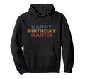 Happy Birthday Martin Personalized Hoodie - Minimalist Print for Adults - T-Shirt, Sweatshirt, Hoodie