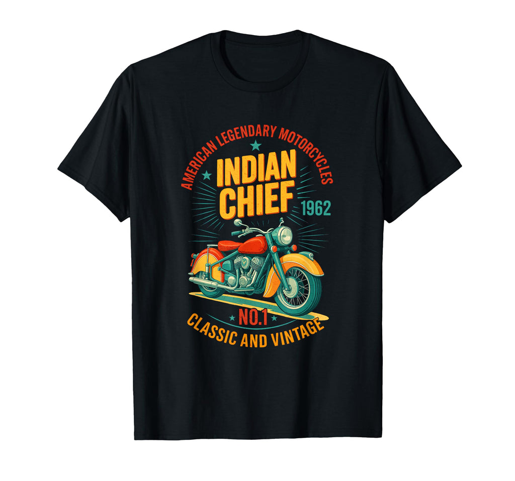 American Legendary Motorcycle And T-Shirt - Fun Novelty Design for Adults - T-Shirt, Sweatshirt, Hoodie