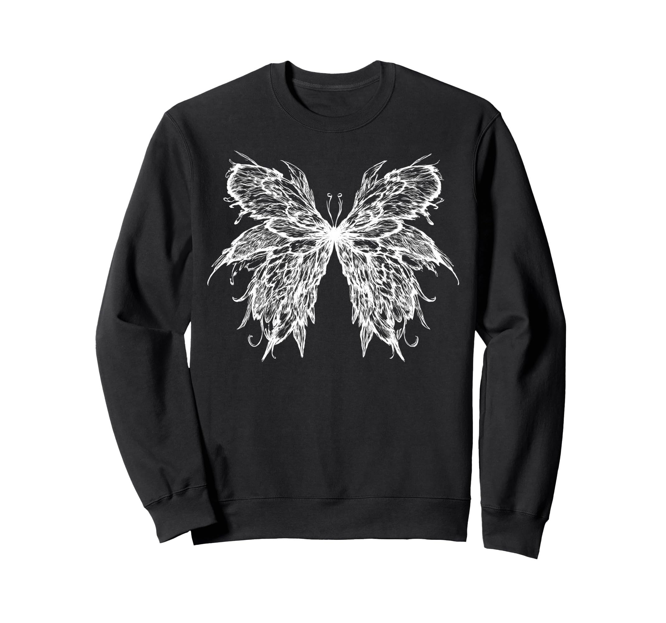 Ink Butterfly Nature Aesthetic Artwork Sweatshirt - Novelty Apparel Unisex - T-Shirt, Sweatshirt, Hoodie