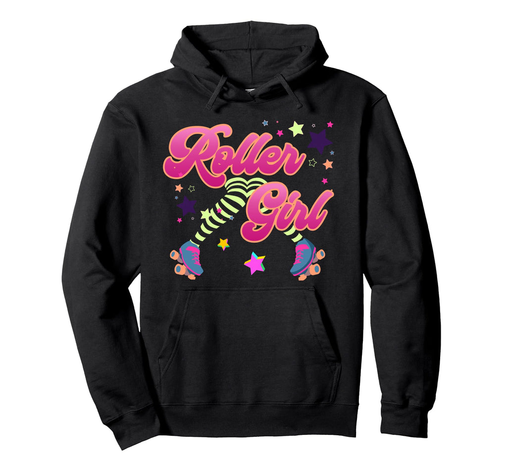 Roller Skating Party Supplies 70S 80S Hoodie - Trendy Graphic Unisex - T-Shirt, Sweatshirt, Hoodie