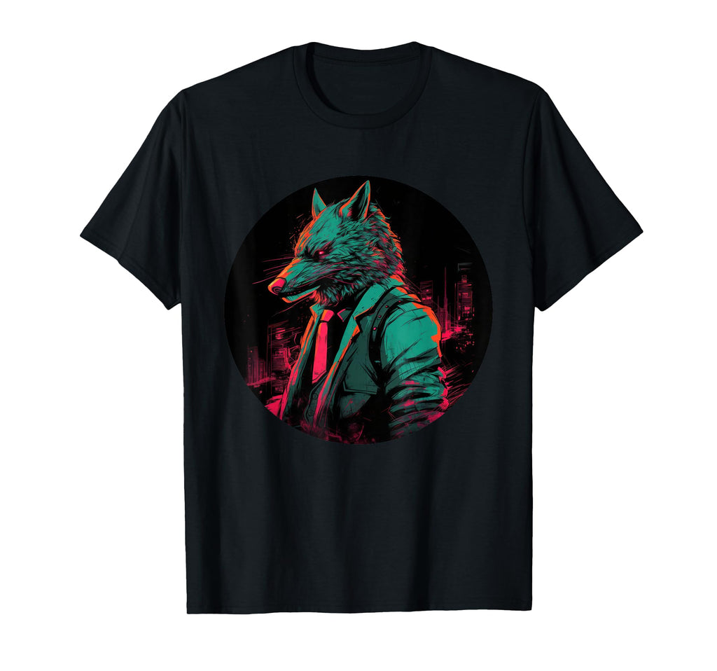 Graffiti Wolf Street Art Urban T-Shirt - Custom Art Print for Adults - T-Shirt, Sweatshirt, Hoodie