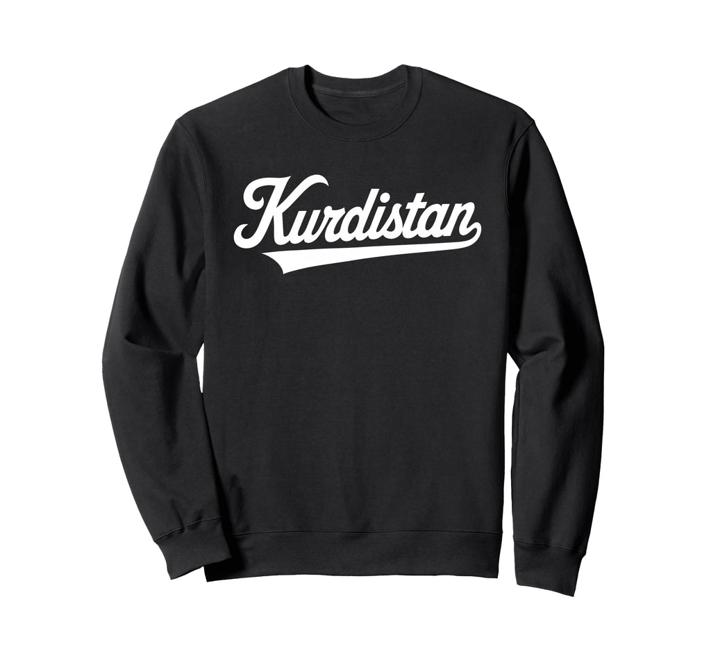 Kurdistan Kurdish Pride Varsity Script Sweatshirt - Novelty Apparel Unisex - T-Shirt, Sweatshirt, Hoodie