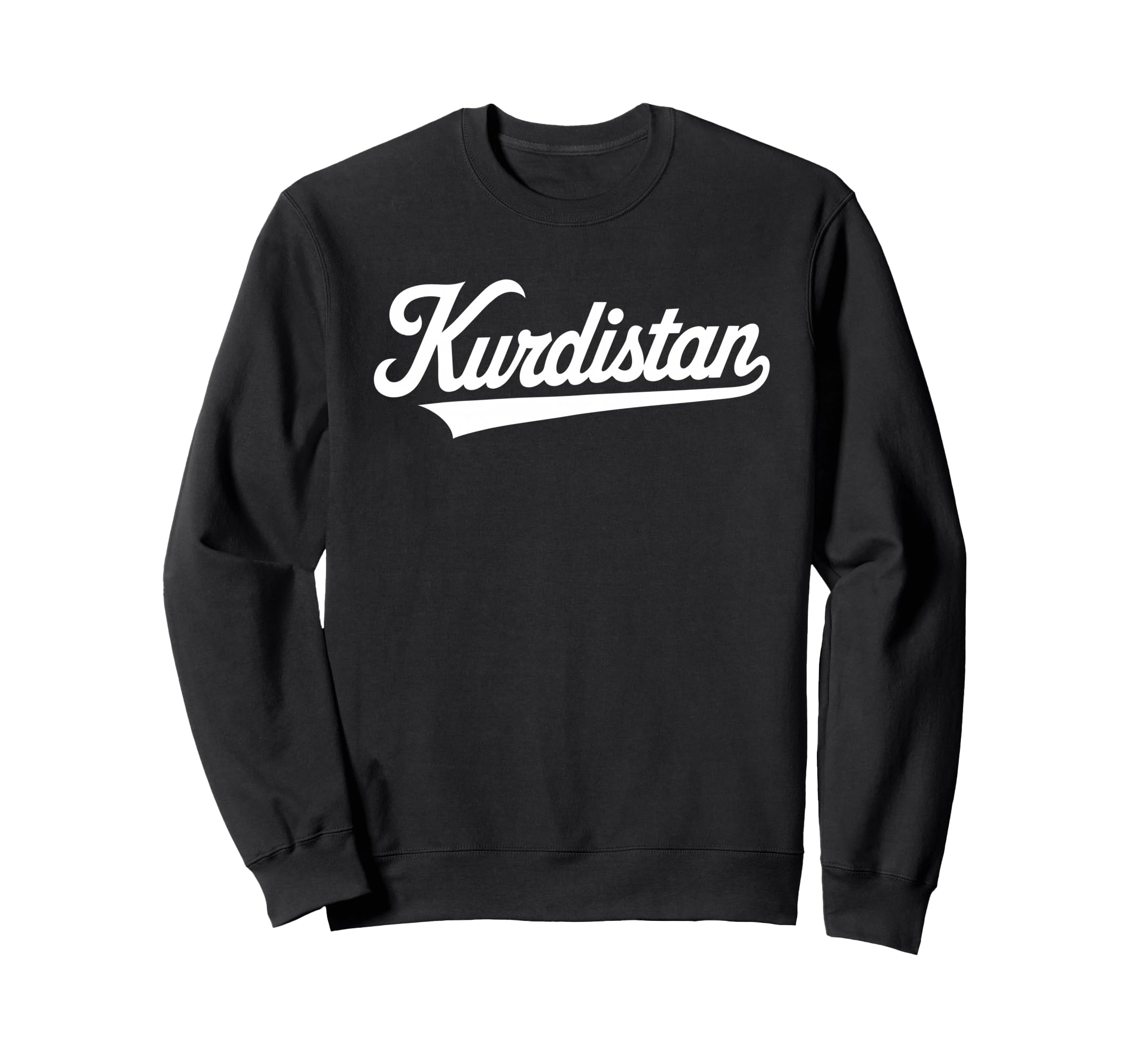 Kurdistan Kurdish Pride Varsity Script Sweatshirt - Novelty Apparel Unisex - T-Shirt, Sweatshirt, Hoodie