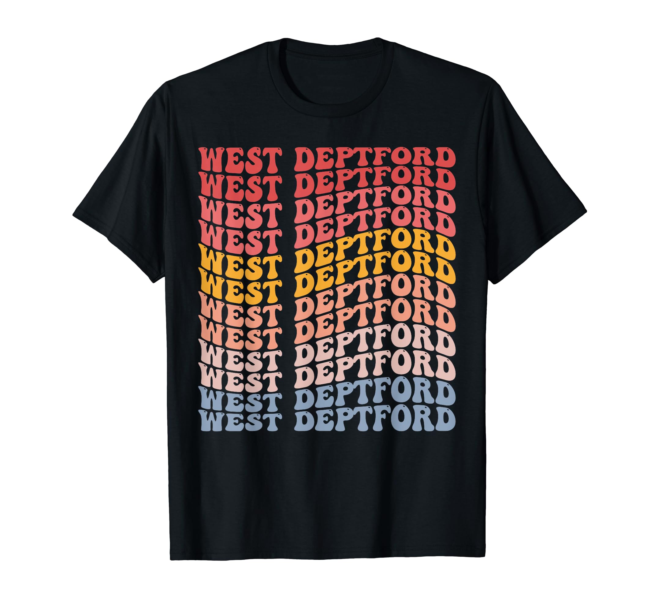 West Deptford City Groovy T-Shirt - Casual Everyday Wear for Adults - T-Shirt, Sweatshirt, Hoodie