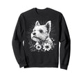 West Highland White Terrier Dog Sweatshirt - Fun Novelty Design for Adults - T-Shirt, Sweatshirt, Hoodie