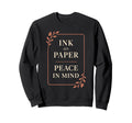 Mindfulness Journaling Self Care Sweatshirt - Novelty Apparel Men Women - T-Shirt, Sweatshirt, Hoodie