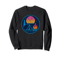 Campfire Sunset 70S 80S Nostalgic Sweatshirt - Streetwear Style Unisex - T-Shirt, Sweatshirt, Hoodie
