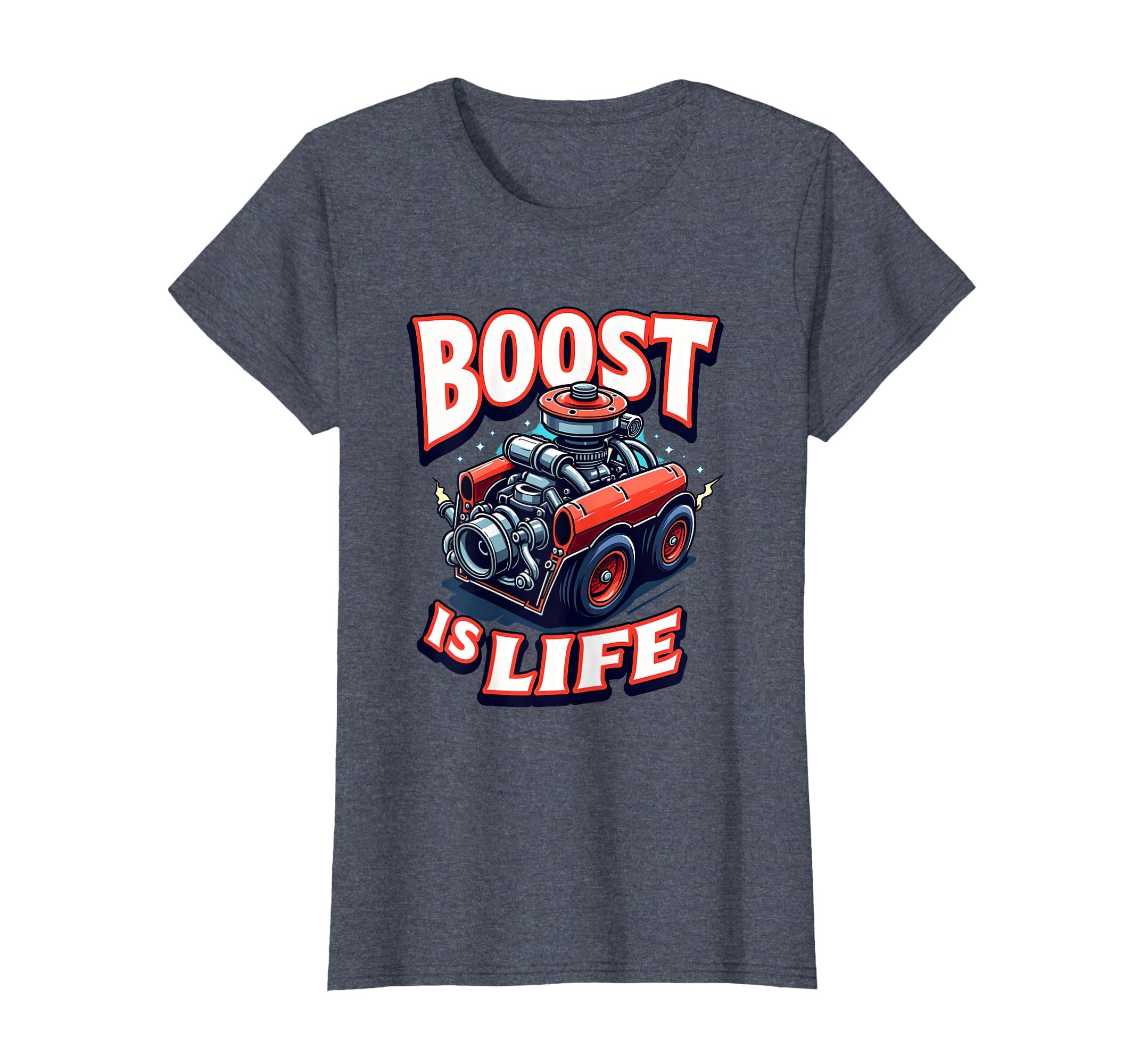 Boost Is Life Car Guy Turbo T-Shirt - Aesthetic Graphic Men Women - T-Shirt, Sweatshirt, Hoodie