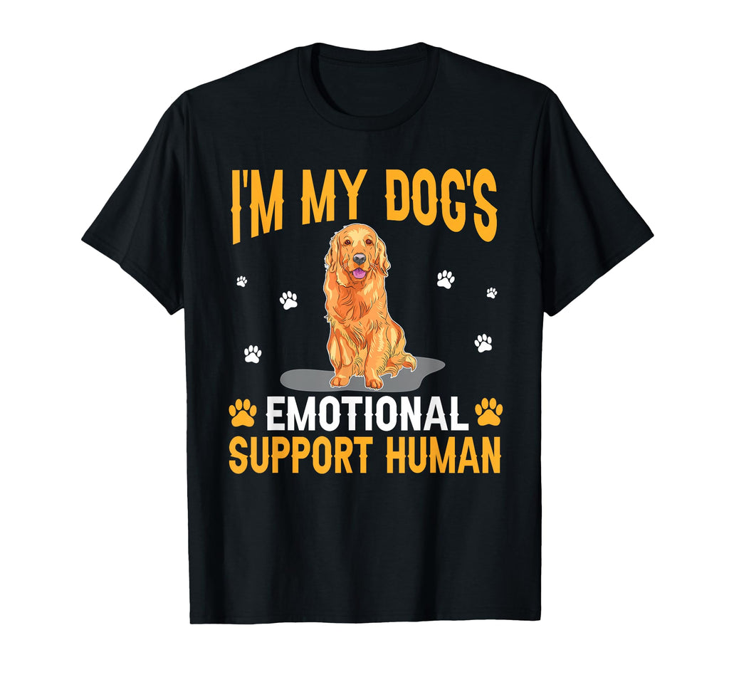 Im My Dogs Emotional Support Human T-Shirt - Novelty Apparel for Adults - T-Shirt, Sweatshirt, Hoodie