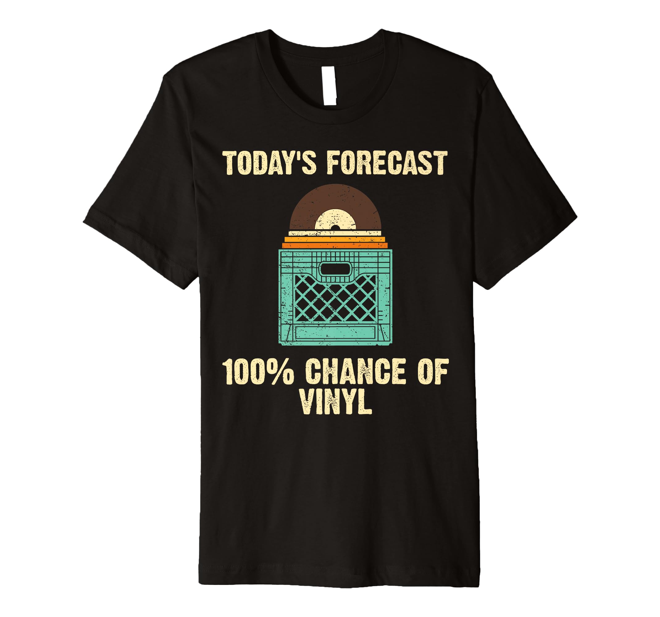 Vinyl Dj Vinyl Record Lovers Music Player T-Shirt - Minimalist Print Unisex - T-Shirt, Sweatshirt, Hoodie