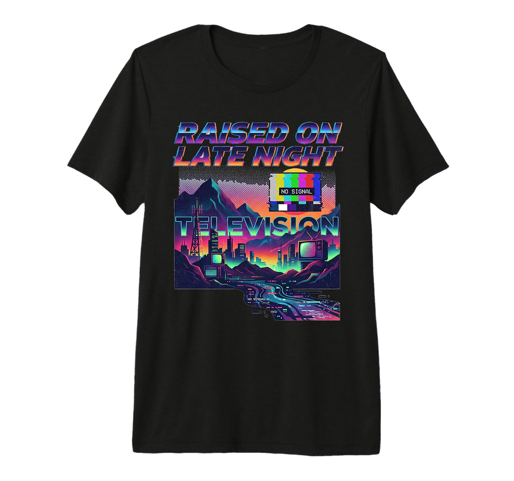 1980S Nostalgia Late Night T V 80S T-Shirt - Unique Graphic Unisex - T-Shirt, Sweatshirt, Hoodie