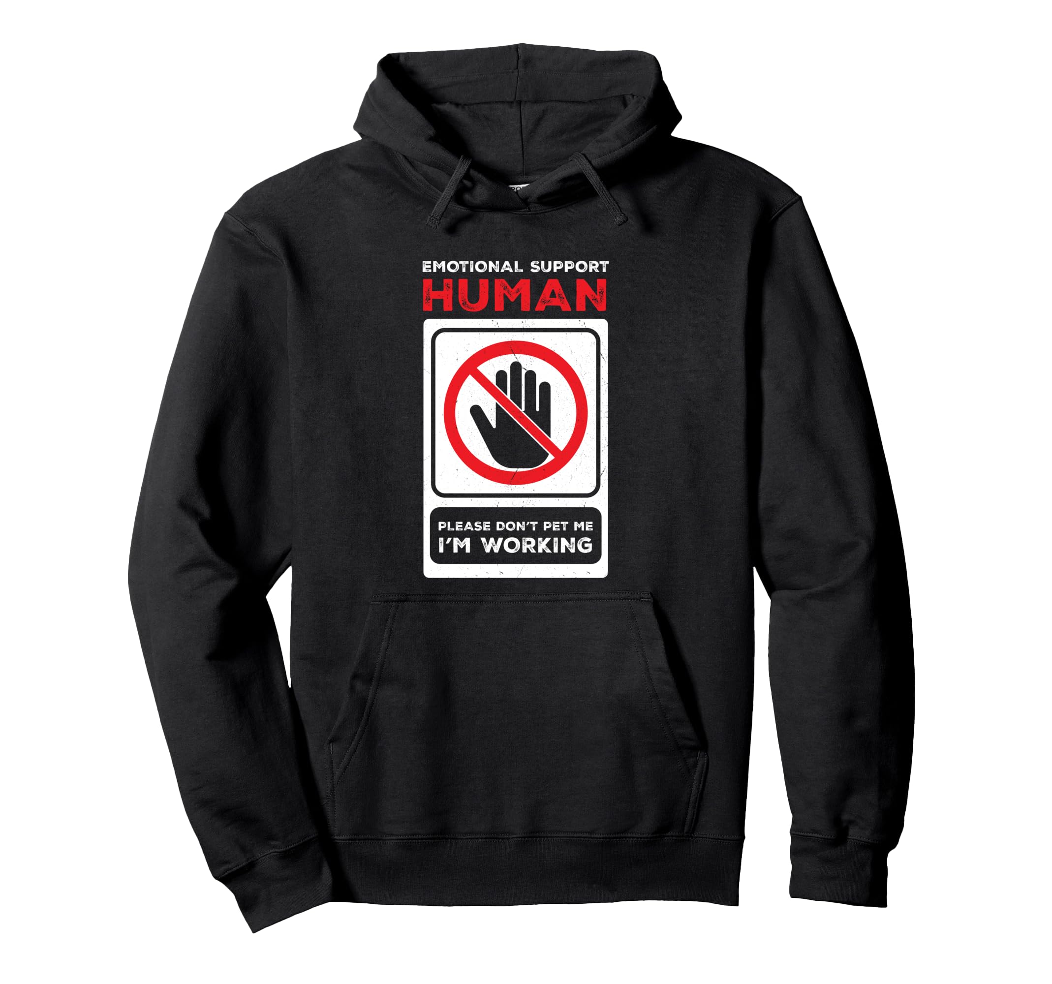 Emotional Support Human Halloween Hoodie - Casual Everyday Wear Men Women - T-Shirt, Sweatshirt, Hoodie