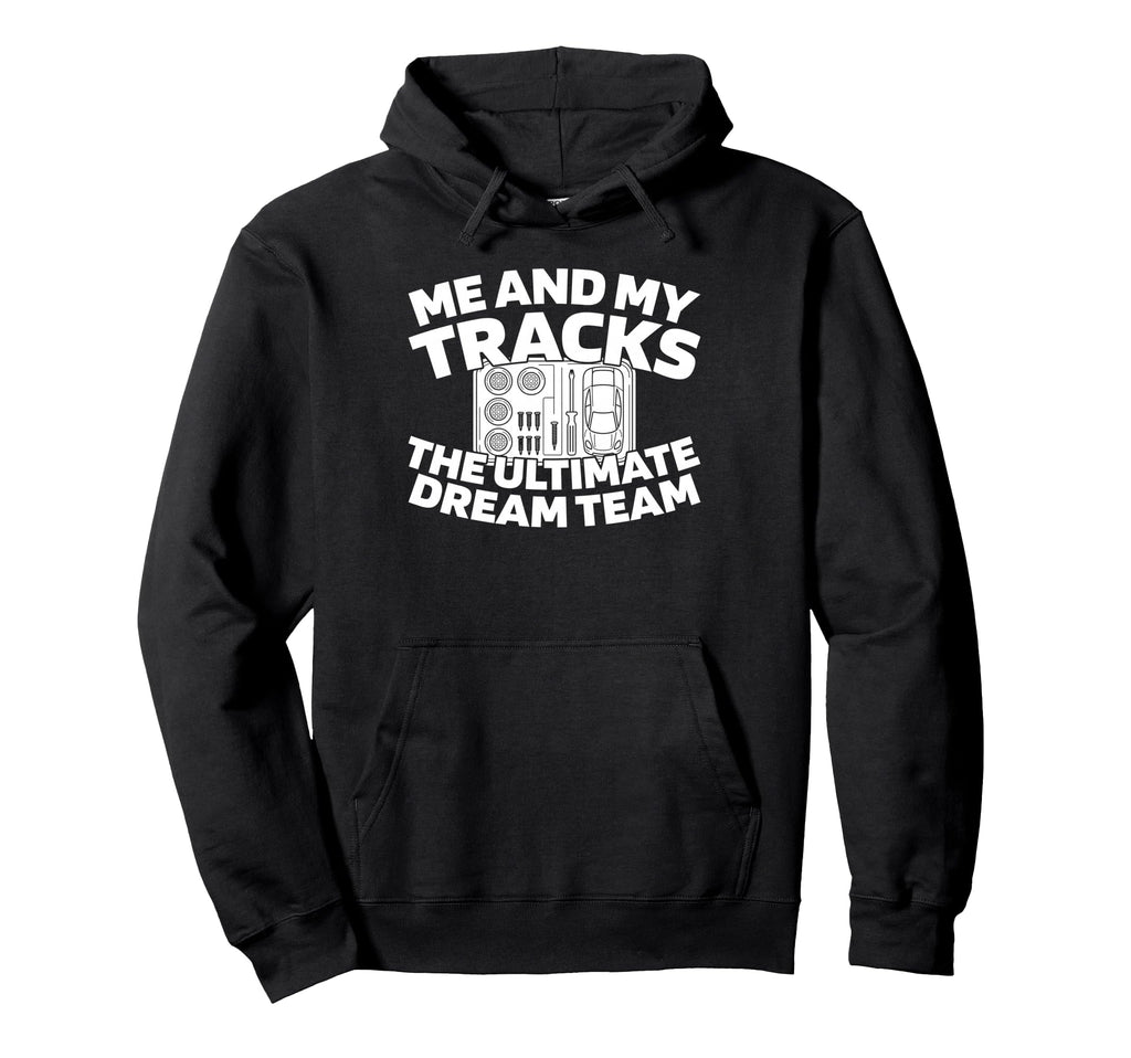 Slot Cars Track Hobby Miniature Hoodie - Casual Everyday Wear Men Women - T-Shirt, Sweatshirt, Hoodie