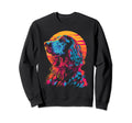 Dog Afghan Hound Vaporwave Sweatshirt - Streetwear Style Men Women - T-Shirt, Sweatshirt, Hoodie