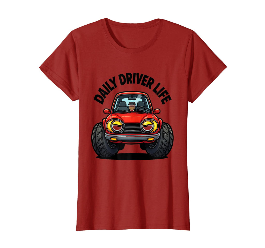 Daily Driver Life Car Enthusiast T-Shirt - Minimalist Print Unisex - T-Shirt, Sweatshirt, Hoodie