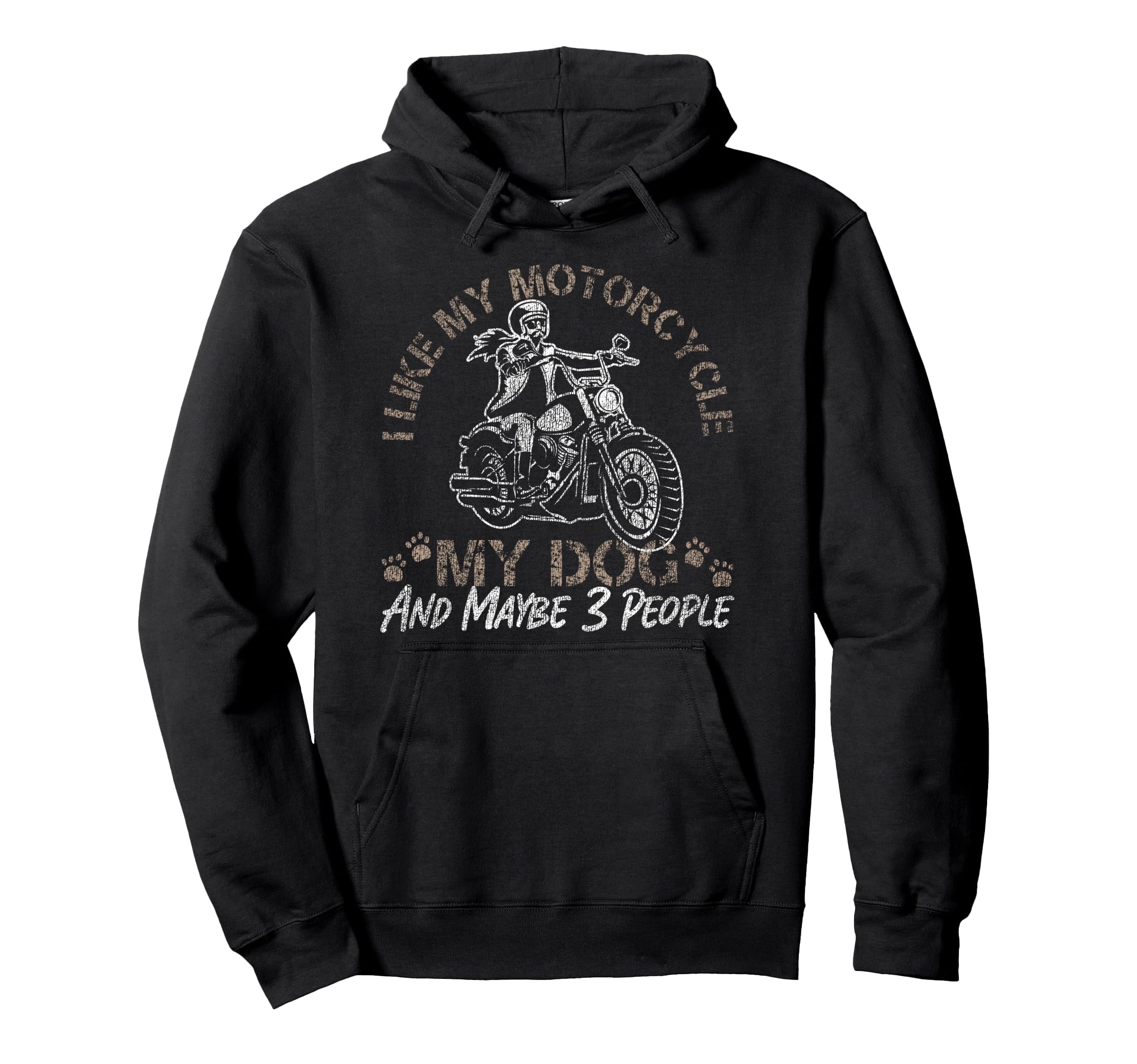 Motorcycle Biker I Like My Motorcycle Hoodie - Fun Novelty Design Unisex - T-Shirt, Sweatshirt, Hoodie