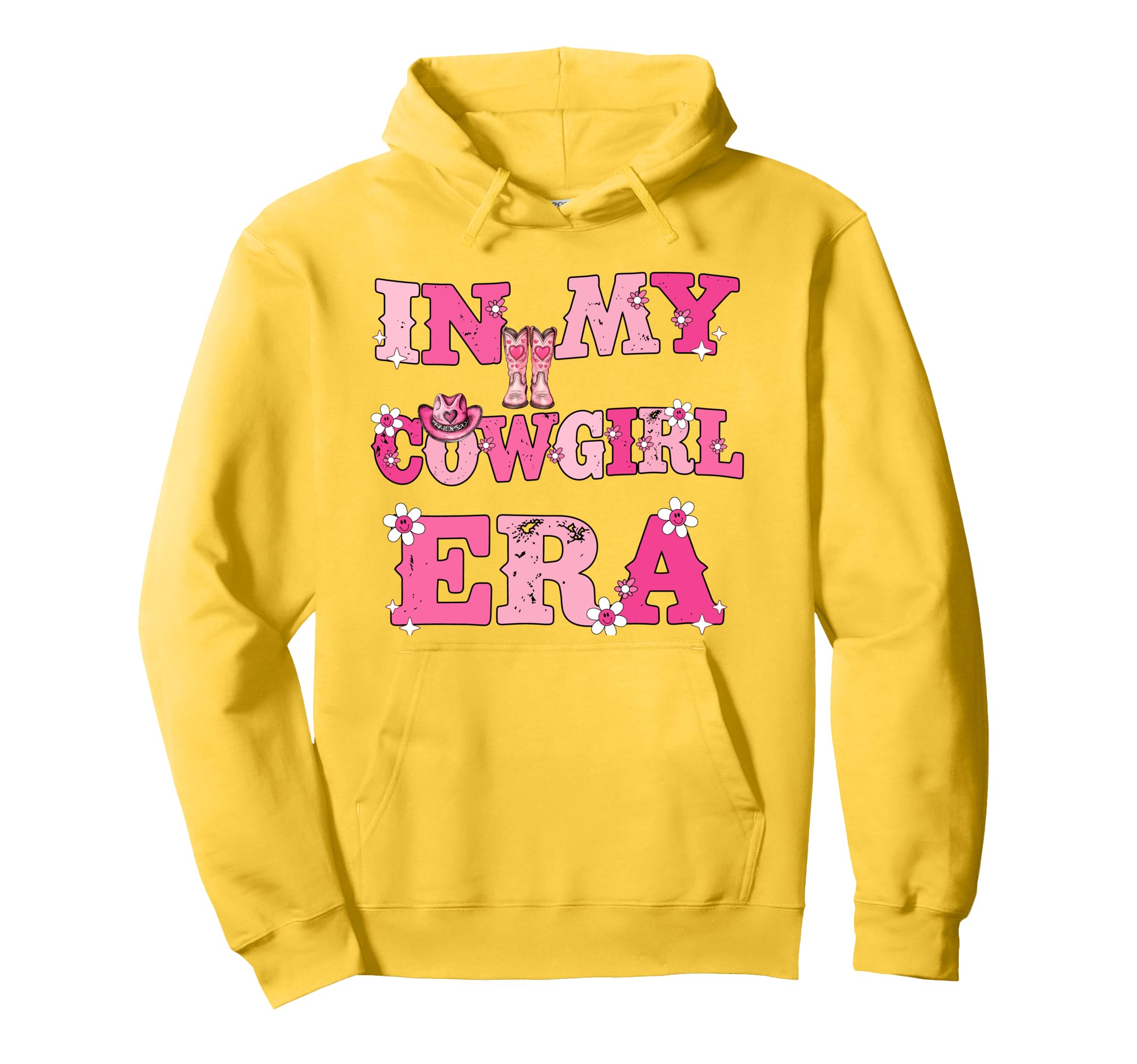 My Cowgirl Era Groovy Western Rodeo Hoodie - Custom Art Print Men Women - T-Shirt, Sweatshirt, Hoodie