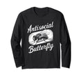 Antisocial Butterfly Housefly Introvert T-Shirt - Novelty Apparel Unisex - T-Shirt, Sweatshirt, Hoodie