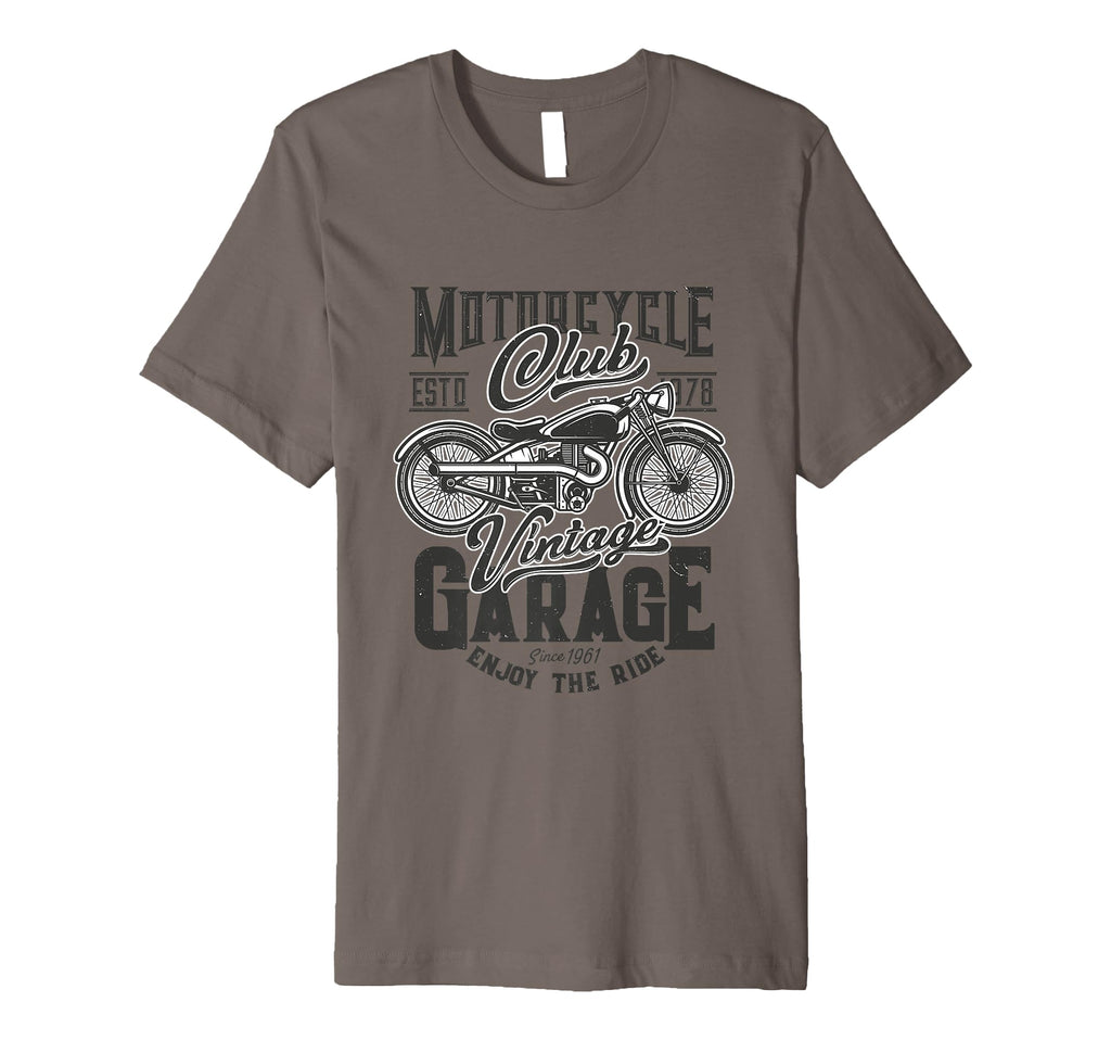 Garage Motorcycle 1961 And T-Shirt - Novelty Apparel Unisex - T-Shirt, Sweatshirt, Hoodie