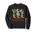 Merry Western Boots Trees Cactus Sweatshirt - Streetwear Style Men Women - T-Shirt, Sweatshirt, Hoodie