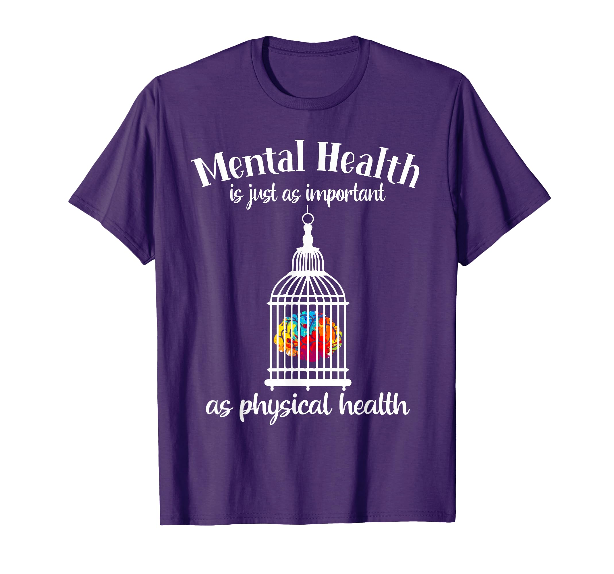 Mental Health Matters End Stigma T-Shirt - Custom Art Print for Adults - T-Shirt, Sweatshirt, Hoodie