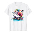 Aesthetic Vaporwave Teens Roller Skate T-Shirt - Trendy Graphic Unisex - T-Shirt, Sweatshirt, Hoodie
