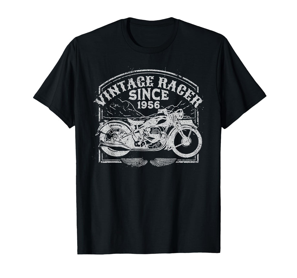 Racer Since 1956 Motorbike Motorcycle T-Shirt - Custom Art Print Unisex - T-Shirt, Sweatshirt, Hoodie