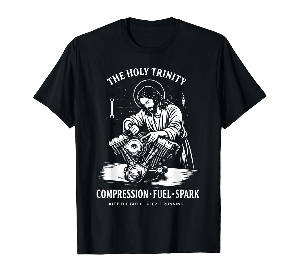 Holy Trinity Compression Fuel Spark T-Shirt - Streetwear Style for Adults - T-Shirt, Sweatshirt, Hoodie