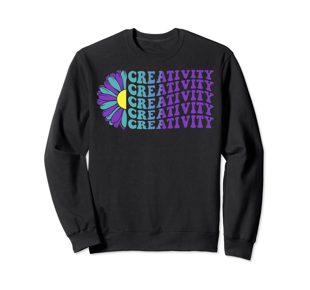 Creativity Mental Health Awareness Sweatshirt - Unique Graphic Men Women - T-Shirt, Sweatshirt, Hoodie