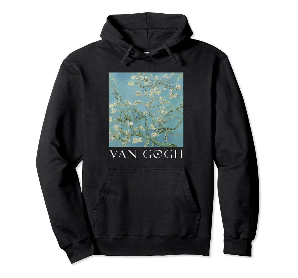 Van Gogh Almond Blossoms Art Aesthetic Hoodie - Minimalist Print Unisex - T-Shirt, Sweatshirt, Hoodie