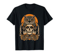 Owl Skull American Traditional Tattoo Old T-Shirt - Novelty Apparel Unisex - T-Shirt, Sweatshirt, Hoodie