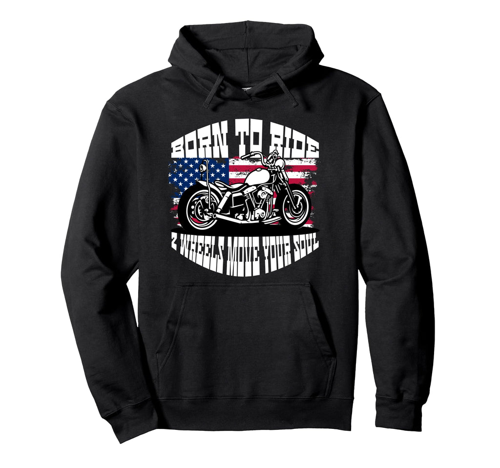 Unny Motorcycle Therapy Motorcycle Hoodie - Fun Novelty Design Men Women - T-Shirt, Sweatshirt, Hoodie