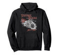 Trendy Riders Moto Tour Motorcycle Hoodie - Fun Novelty Design for Adults - T-Shirt, Sweatshirt, Hoodie
